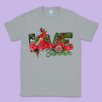 Love Summer Classic Tee Designed By Cowhidedigitalart