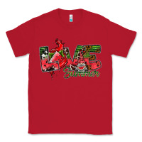 Red Love Summer Classic Tee - CowhideDigitalArt