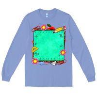 Colony Blue school add your own text Long Sleeve Tee - NancyCooperArtShop