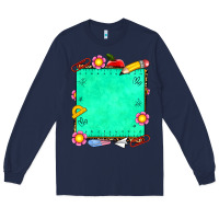 Navy school add your own text Long Sleeve Tee - NancyCooperArtShop