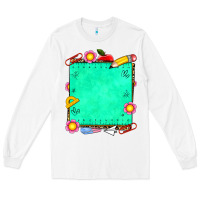 White school add your own text Long Sleeve Tee - NancyCooperArtShop