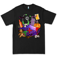 Black zombie nurse   halloween Premium Tee - AdoDesignShop