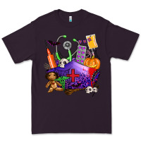 Plum zombie nurse   halloween Premium Tee - AdoDesignShop