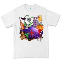 White zombie nurse   halloween Premium Tee - AdoDesignShop
