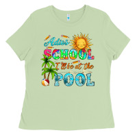 Matcha adios school i ll be at the pool Ladies Tee - HRA Design Shop