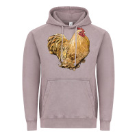 Vintage Zinc cochin rooster Vintage Hoodie - LillyAllenDesigns