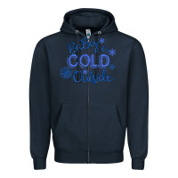 Navy Baby It s Cold Outside Zipper Hoodie - Bettercallsaul