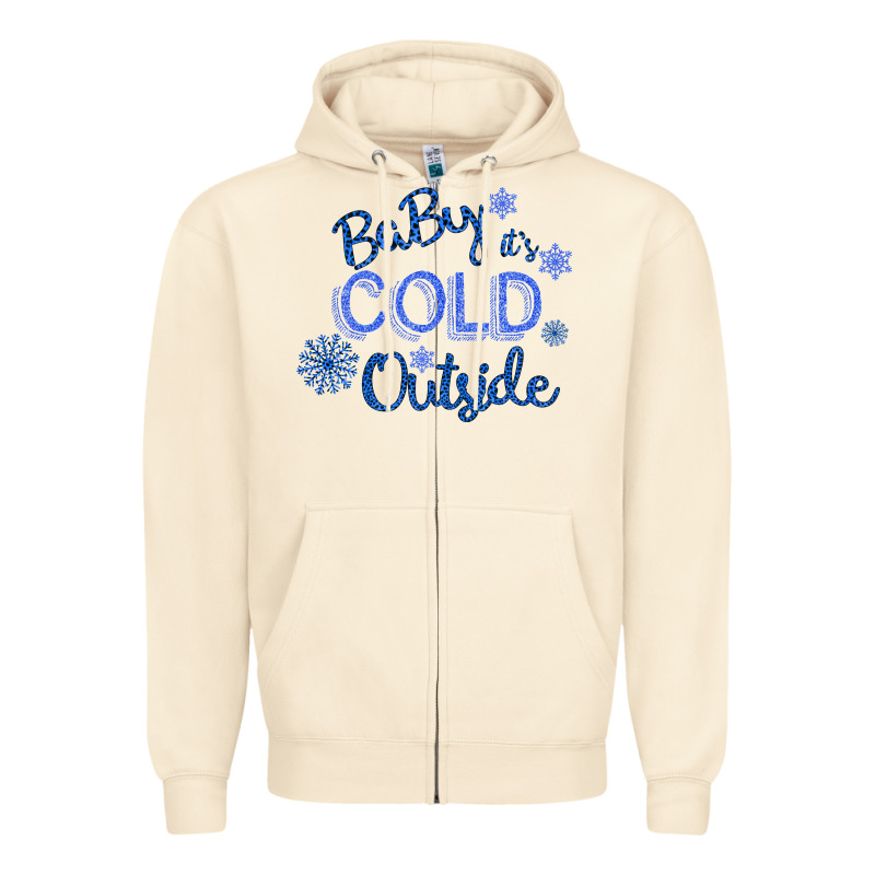 Baby It S Cold Outside Zipper Hoodie by Bettercallsaul | Teevron