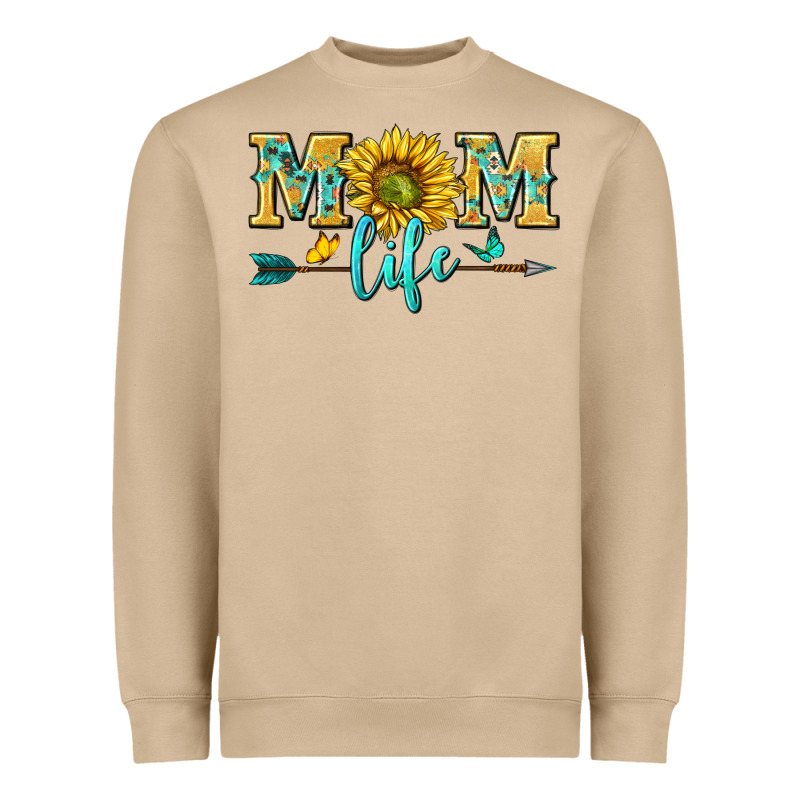 Mom Life Heavyweight Sweatshirt by NancyCooperArtShop | Teevron