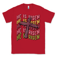 Red he is risen Classic Tee - MaliasSmallBusiness