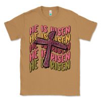 Toasted Coconut he is risen Classic Tee - MaliasSmallBusiness
