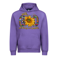 Tulip with god all things are possible with sunflower bbs Urban Hoodie - BundleAndBundleShop