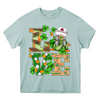 Arona st.patricks nurse love gnomies Heavy Core Tee - BarkalooDesign