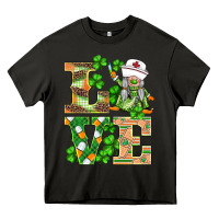 Asphalt st.patricks nurse love gnomies Heavy Core Tee - BarkalooDesign