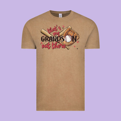 That's My Grandson Out There Vintage Tee Designed By Maliassmallbusiness