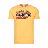 Vintage Mustard that's my grandson out there Vintage Tee - MaliasSmallBusiness