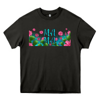 Asphalt cactus and flowers mama libbey glass Heavy Core Tee - HRA Design Shop