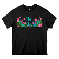 Black cactus and flowers mama libbey glass Heavy Core Tee - HRA Design Shop