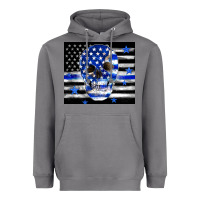 Storm police flag patriotic skull Heavyweight Hoodie - TumblerDesignByShophia
