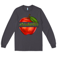 Smoke teacher life with apple Long Sleeve Tee - NancyCooperArtShop