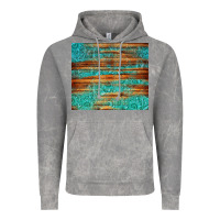 Cloud Rock turquoise  leather and wooden pattern tumbler Vintage Hoodie - Jasminsmagicworld