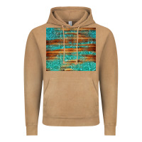 Vintage Camel turquoise  leather and wooden pattern tumbler Vintage Hoodie - Jasminsmagicworld