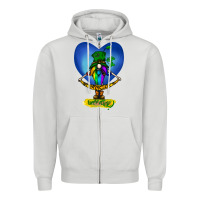 Dove Grey St Patricks Day Gnome Zipper Hoodie - Bettercallsaul