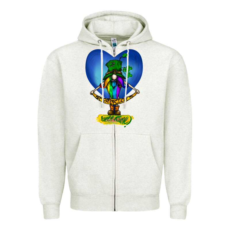 St Patricks Day Gnome Zipper Hoodie by Bettercallsaul | Teevron