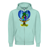 Seafoam St Patricks Day Gnome Zipper Hoodie - Bettercallsaul