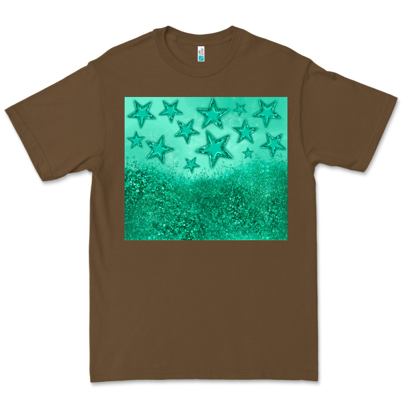 Green Glitter Star Premium Tee by JahusDesignShop | Teevron