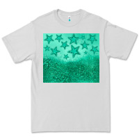 Dove Grey green glitter star Premium Tee - JahusDesignShop
