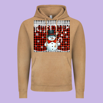 Christmas Snowman Tumbler Vintage Hoodie Designed By Jasminsmagicworld