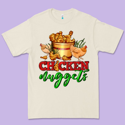 Chicken Nuggets Premium Tee Designed By Adodesignshop