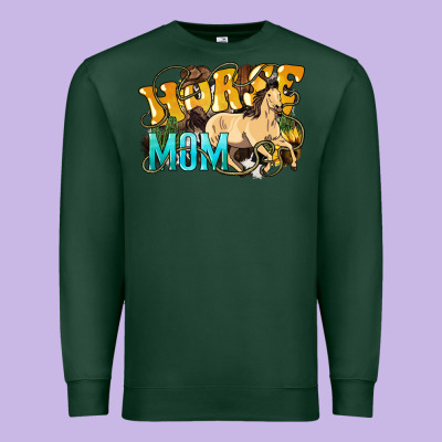 Horse Mom Rope Premium Sweatshirt Designed By Howdyjamesfarm