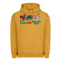 Pigment Peanut Butter peace love christmas cakes bbs Urban Hoodie - BundleAndBundleShop