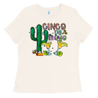 Bone cinco de mayo cactus Ladies Tee - CowhideDigitalArt