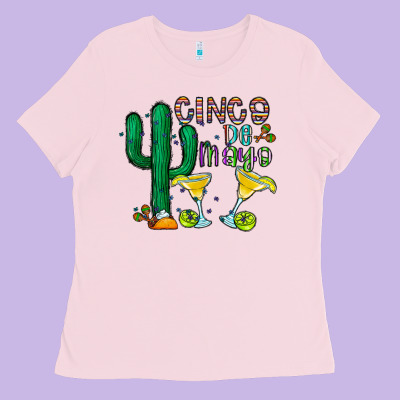 Cinco De Mayo Cactus Ladies Tee Designed By Cowhidedigitalart