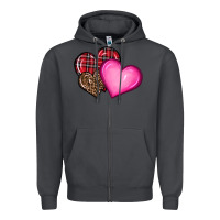 Smoke valentine's day hearts Zipper Hoodie - RanaPortraitStore