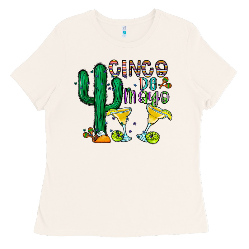 Cinco De Mayo Cactus Ladies Tee by CowhideDigitalArt | Teevron
