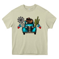 Mossy texas truck Heavy Core Tee - CowhideDigitalArt