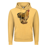 Vintage Mustard Cochin Chicken Vintage Hoodie - LillyAllenDesigns
