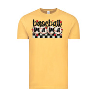 Vintage Mustard baseball mama Vintage Tee - MaliasSmallBusiness