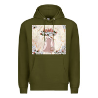Army Green bride tumbler Premium Hoodie - TumblerDesignByShophia