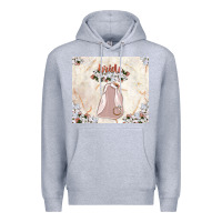 Heather Grey bride tumbler Premium Hoodie - TumblerDesignByShophia