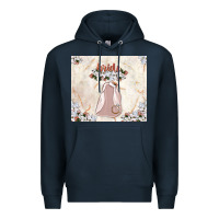 Navy bride tumbler Premium Hoodie - TumblerDesignByShophia