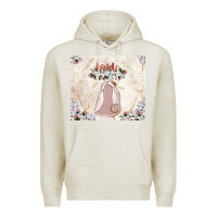 Oatmeal Heather bride tumbler Premium Hoodie - TumblerDesignByShophia