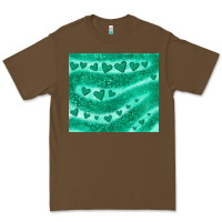 Cacao green glitter heart Premium Tee - JahusDesignShop