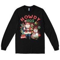 Black howdy hos Long Sleeve Tee - MaliasSmallBusiness