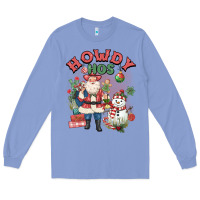 Colony Blue howdy hos Long Sleeve Tee - MaliasSmallBusiness