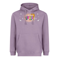 Lavender summer vibes with birds Heavyweight Hoodie - TumblerDesignByShophia